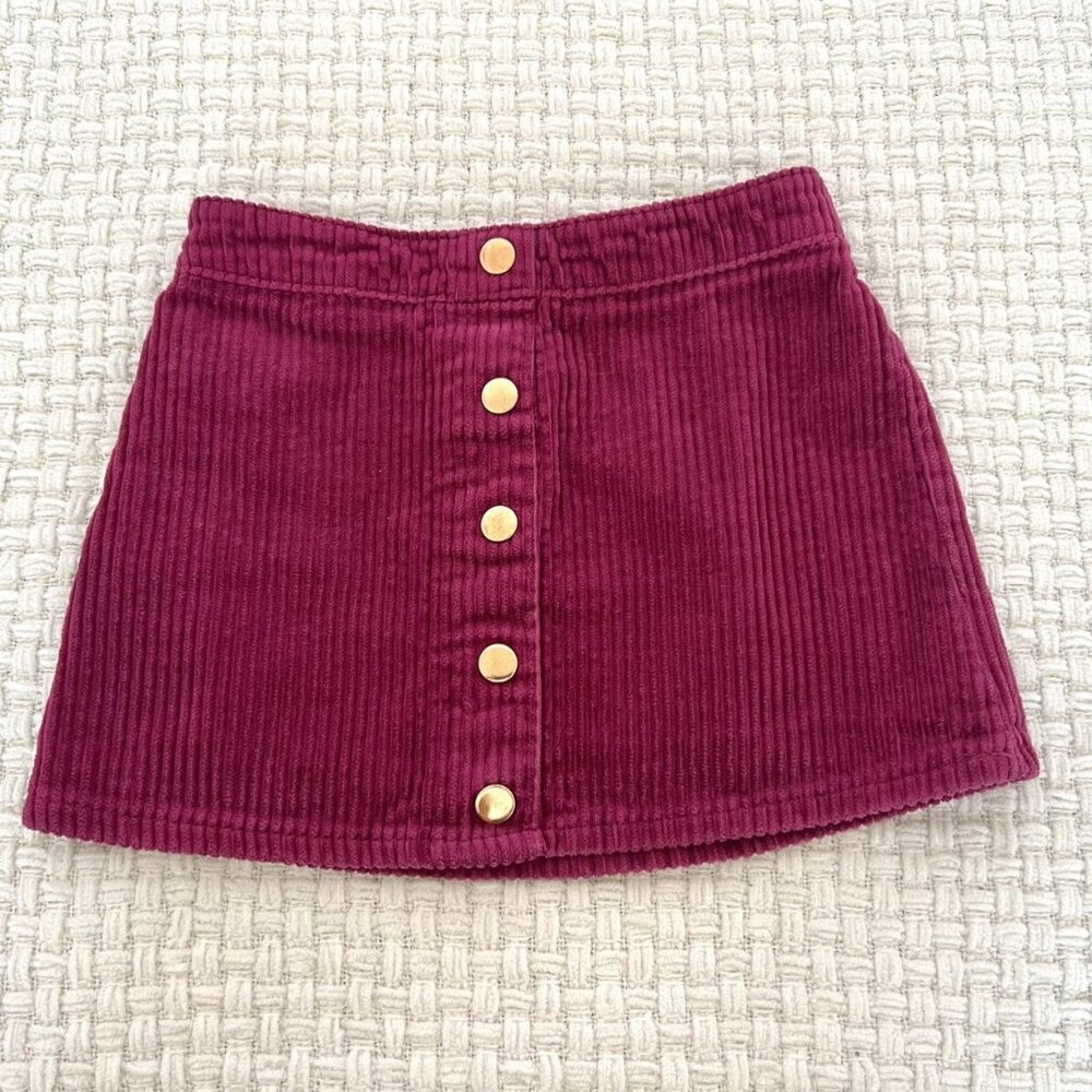 Cynthia Rowley Fuchsia Corduroy Skirt
